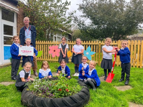 The unveiling of our School Garden Competition winner!