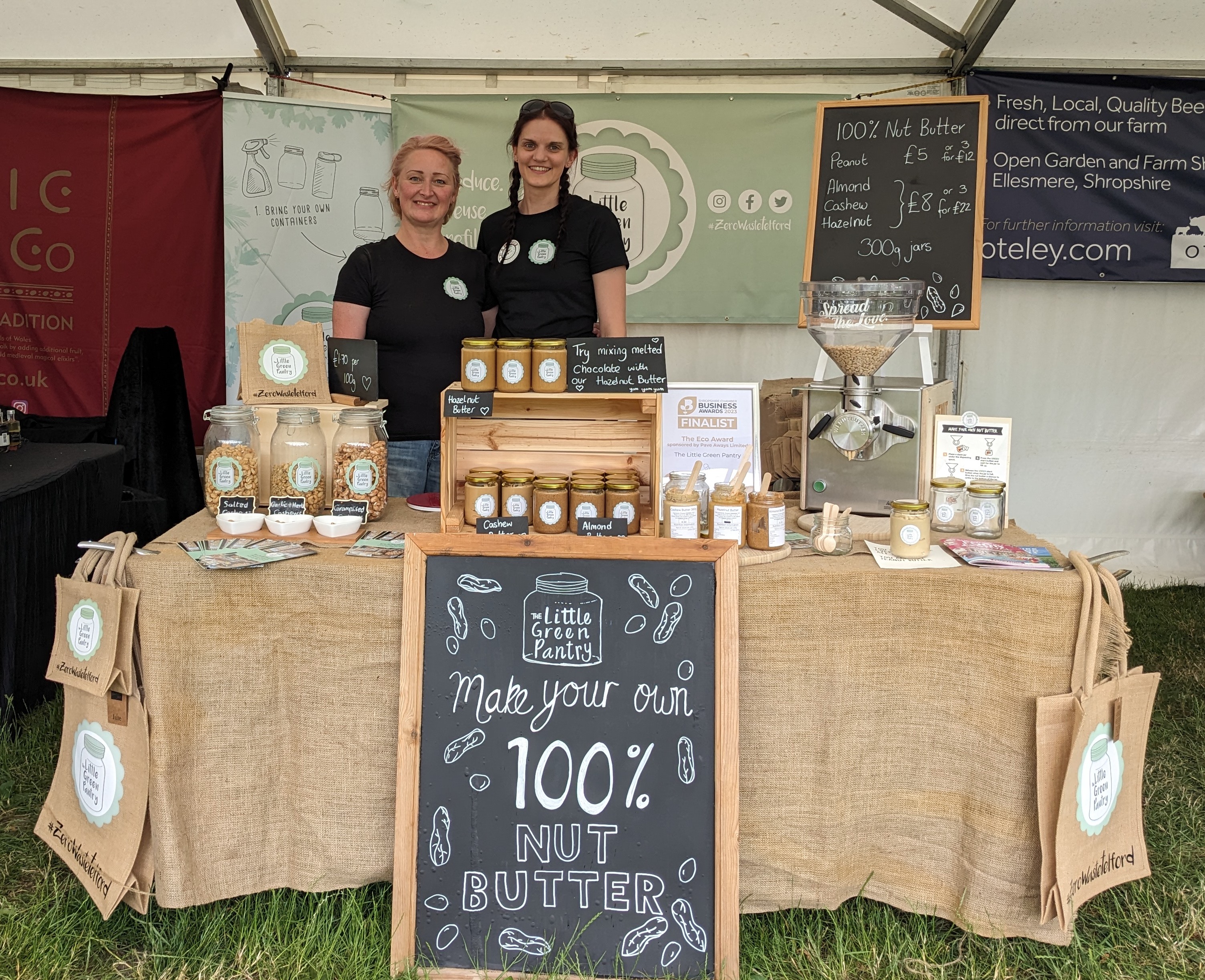 Green Pantry Stand